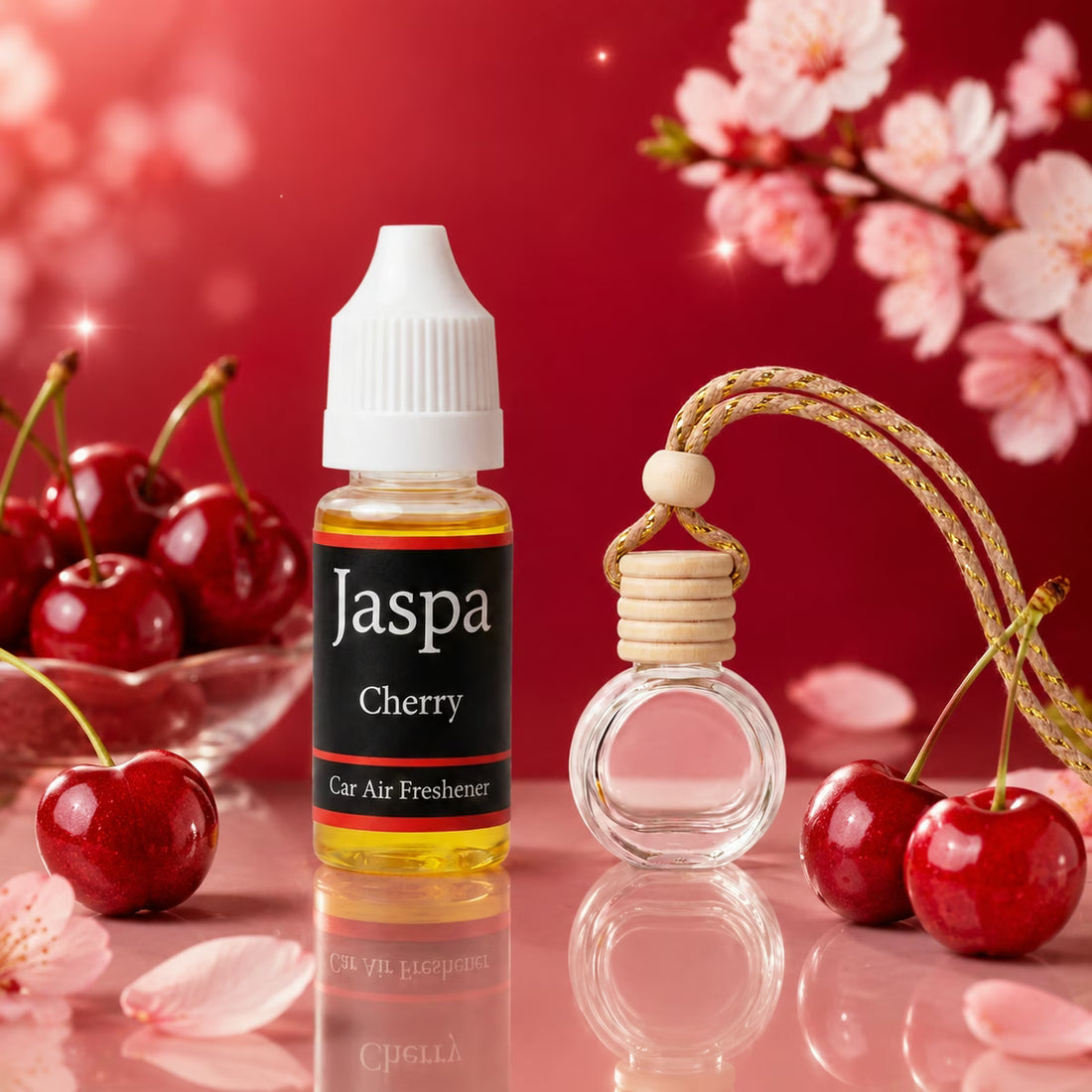 Cherry Car Diffuser with Refill