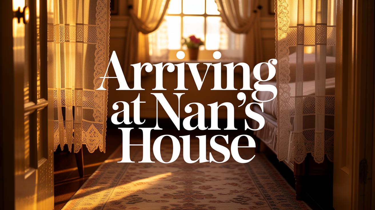 Arriving at Nan's House