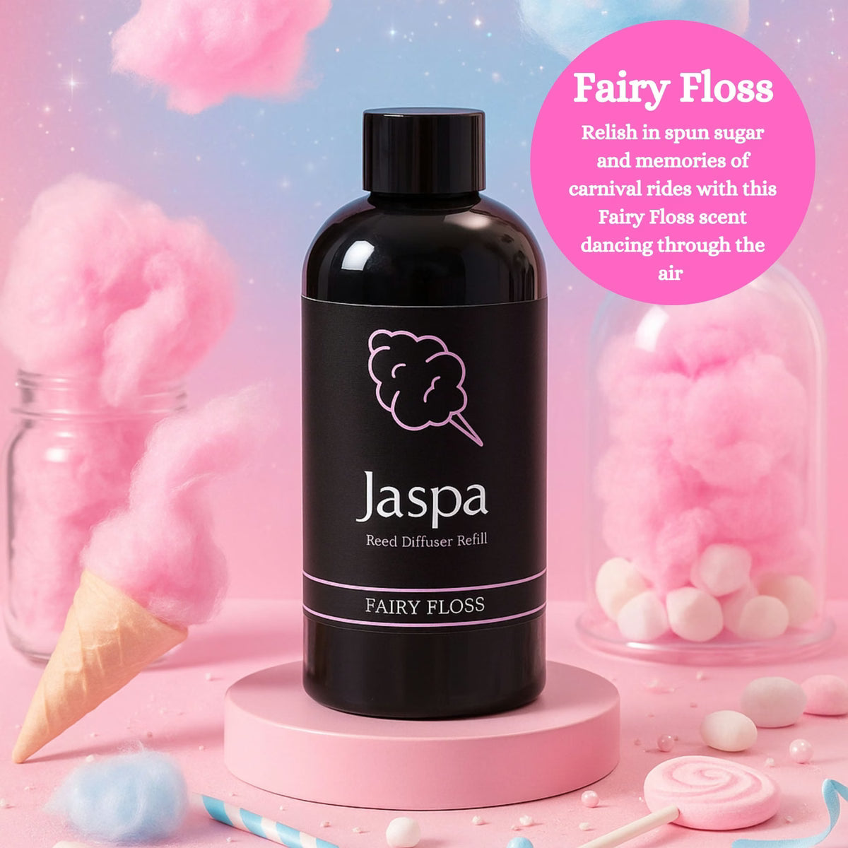 Fairy Floss Reed Diffuser Set