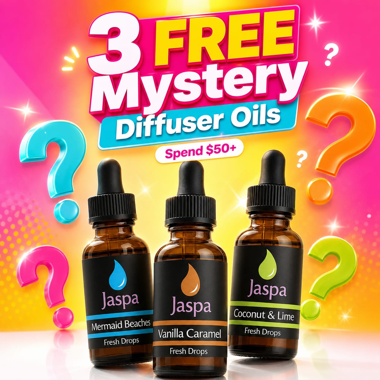 3 FREE Mystery Diffuser Oils 🎁