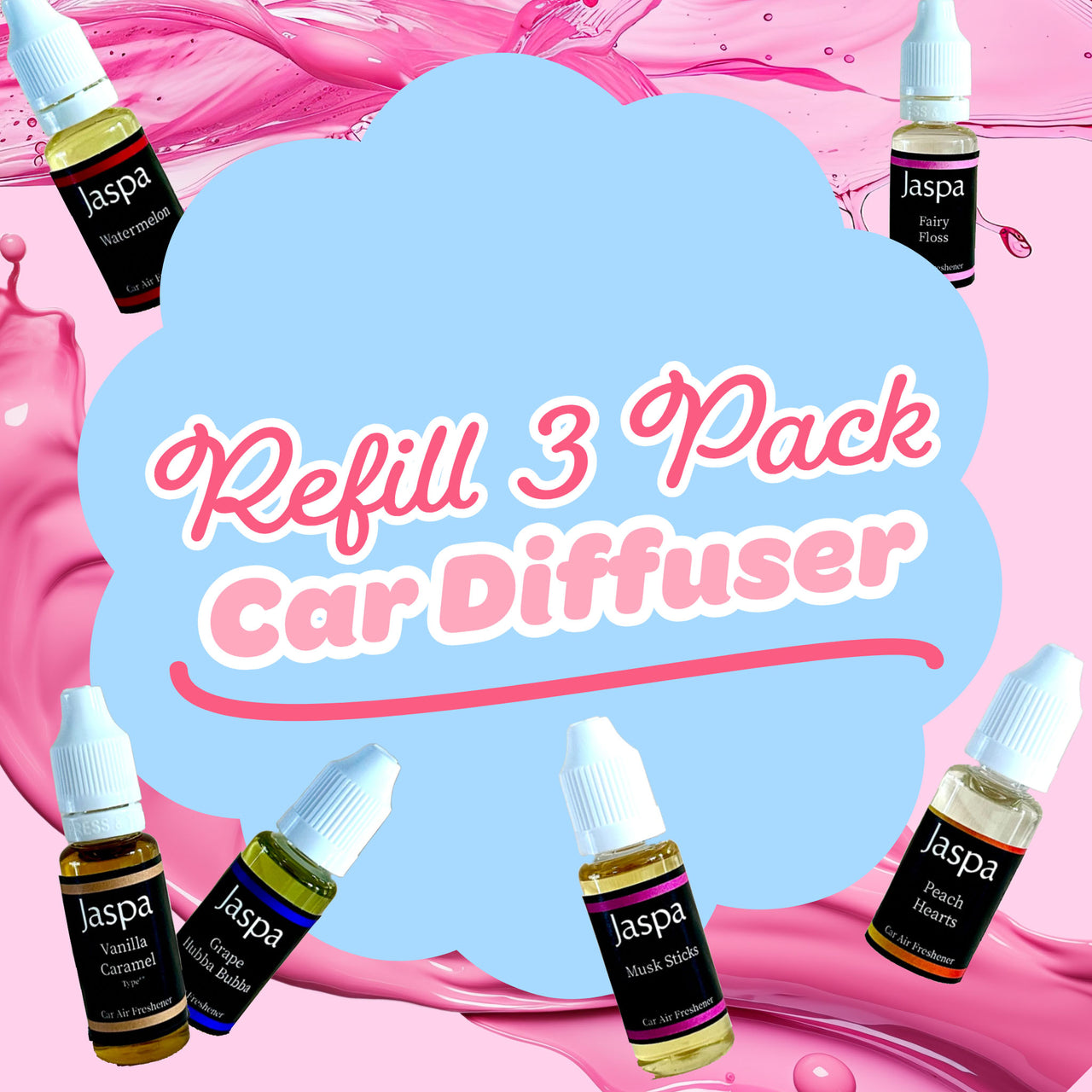 Air Freshener Refill - 3 Pack