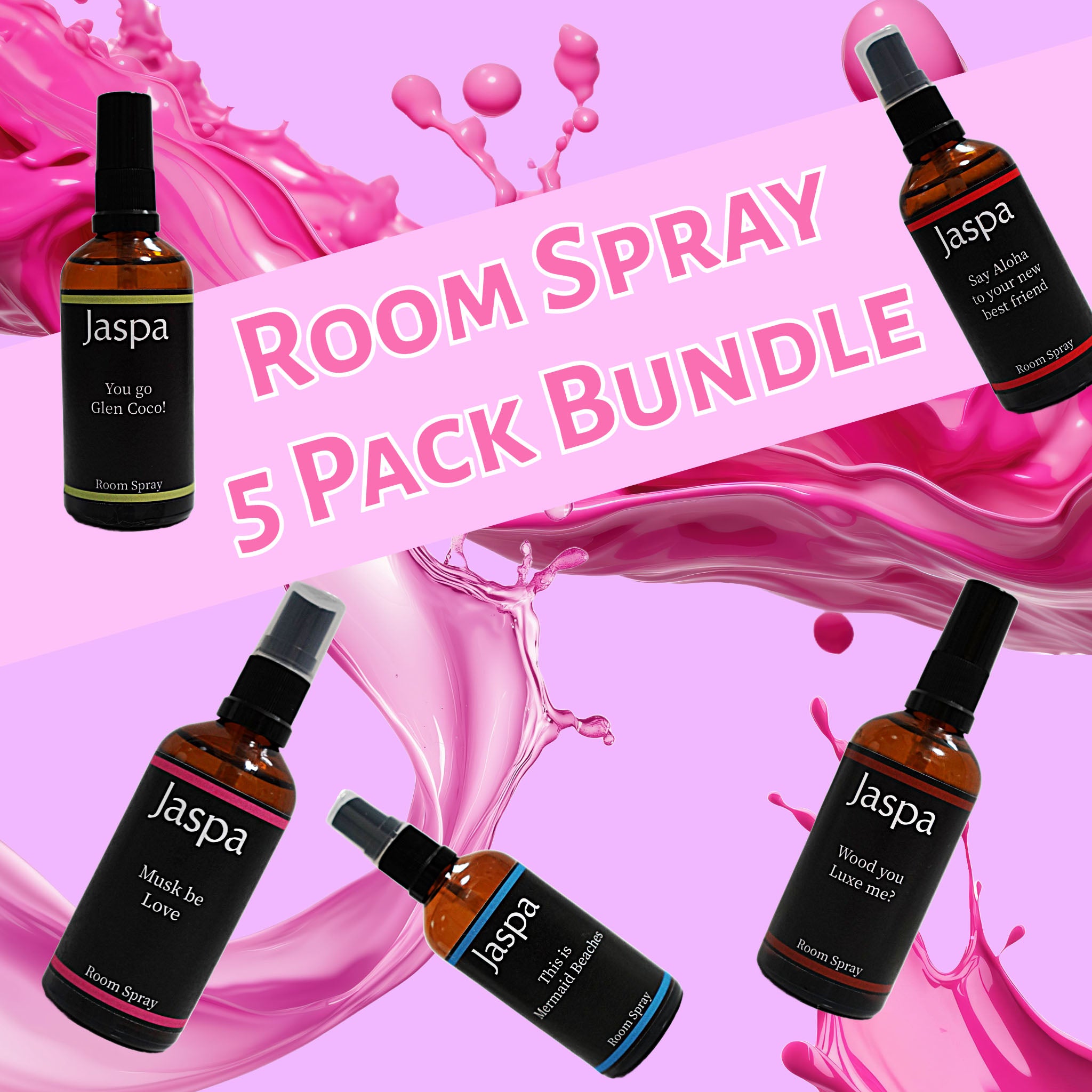 Air Freshener 5 Pack Bundle (100ml)