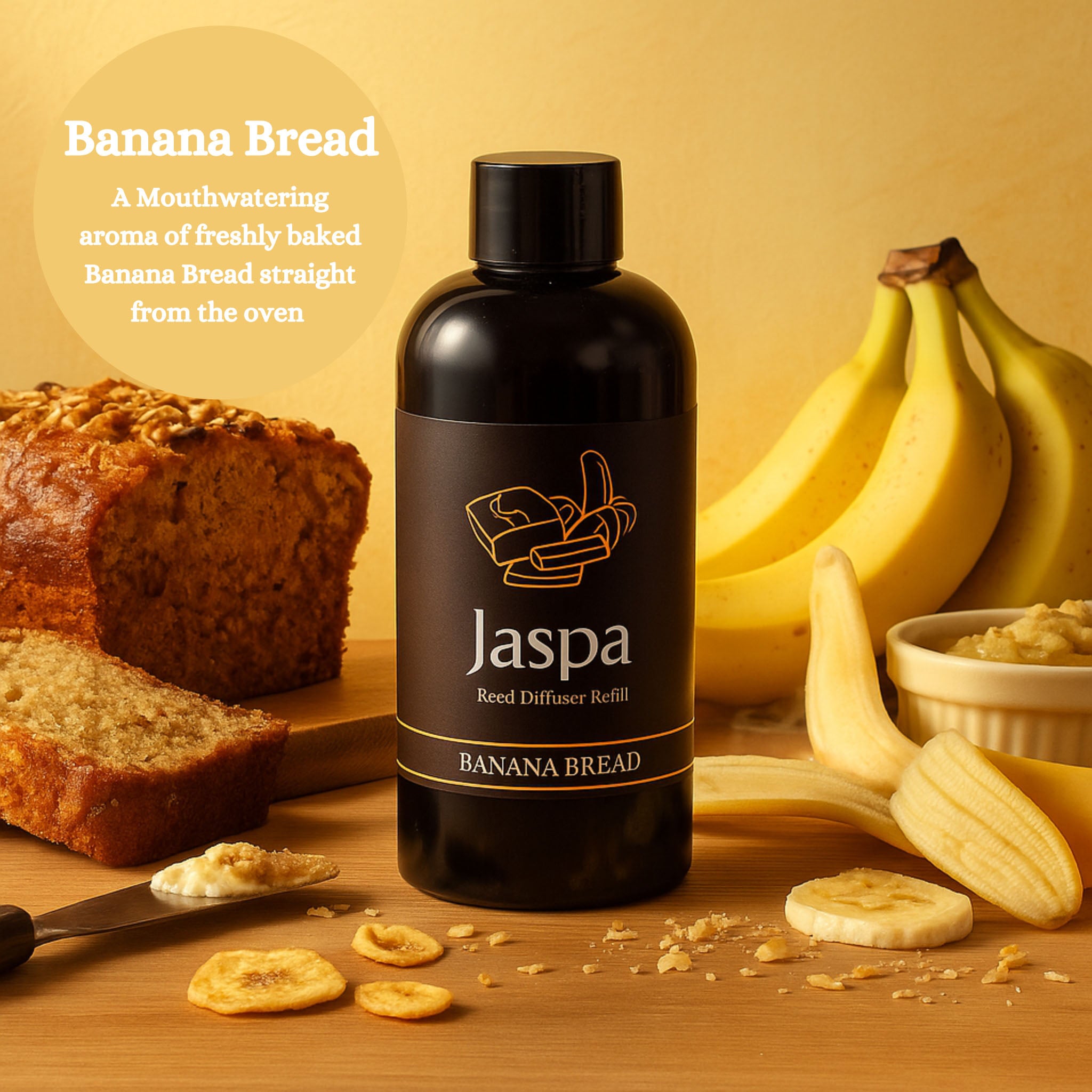 Banana Bread Reed Diffuser Set