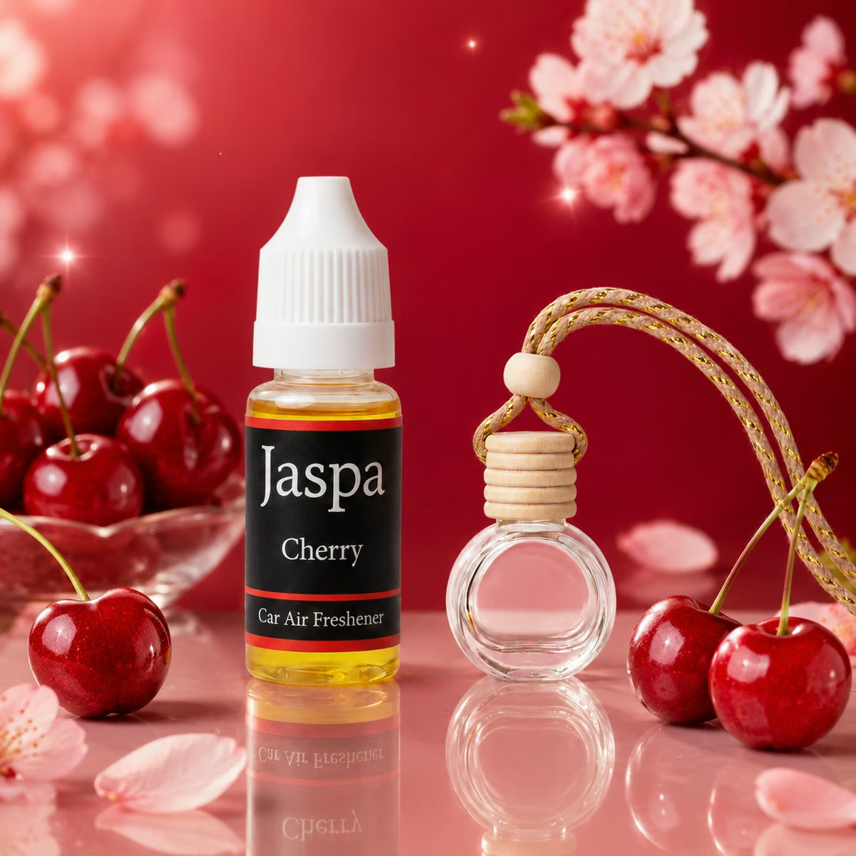 Cherry Car Diffuser with Refill