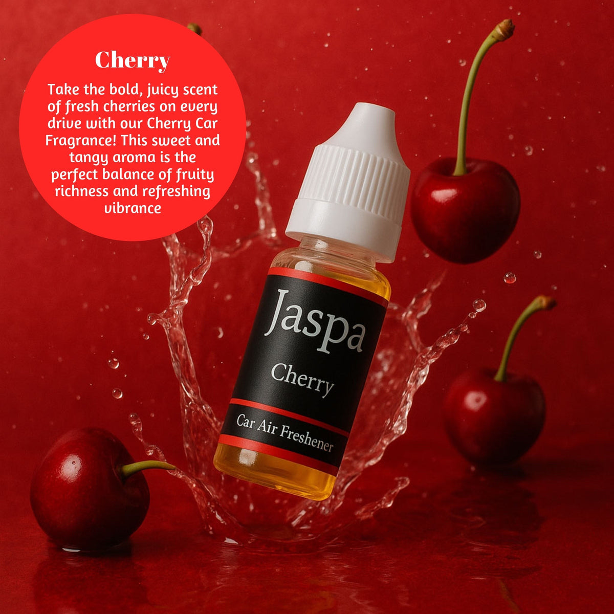 Cherry Car Diffuser with Refill