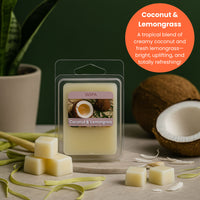 Coconut & Lemongrass Wax Melts