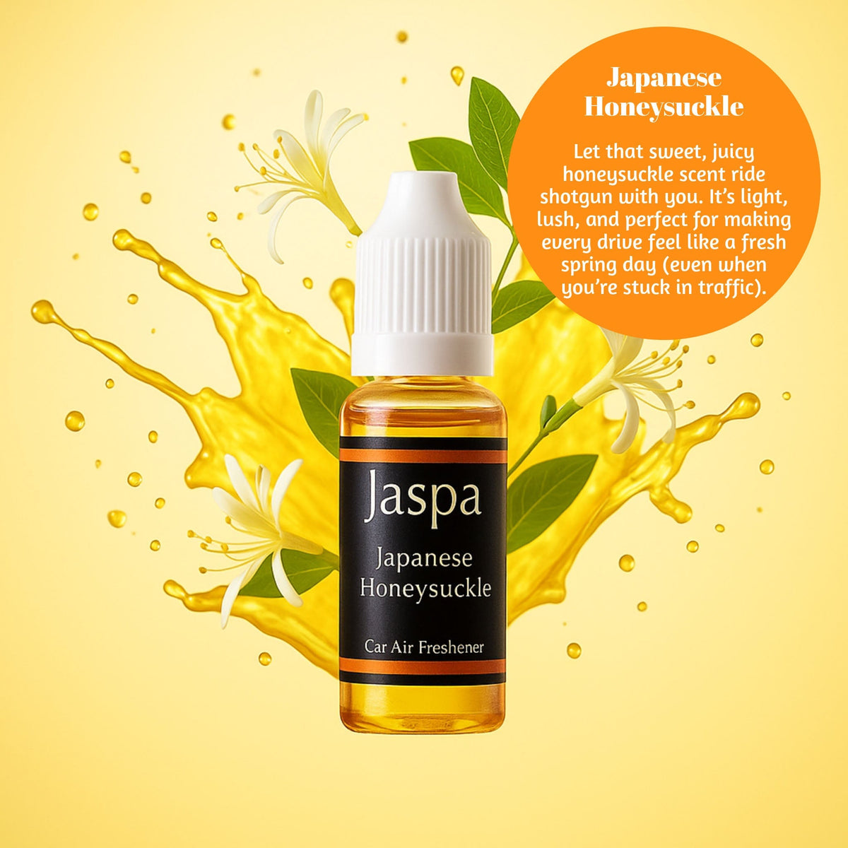 Japanese Honeysuckle Car Diffuser with Refill