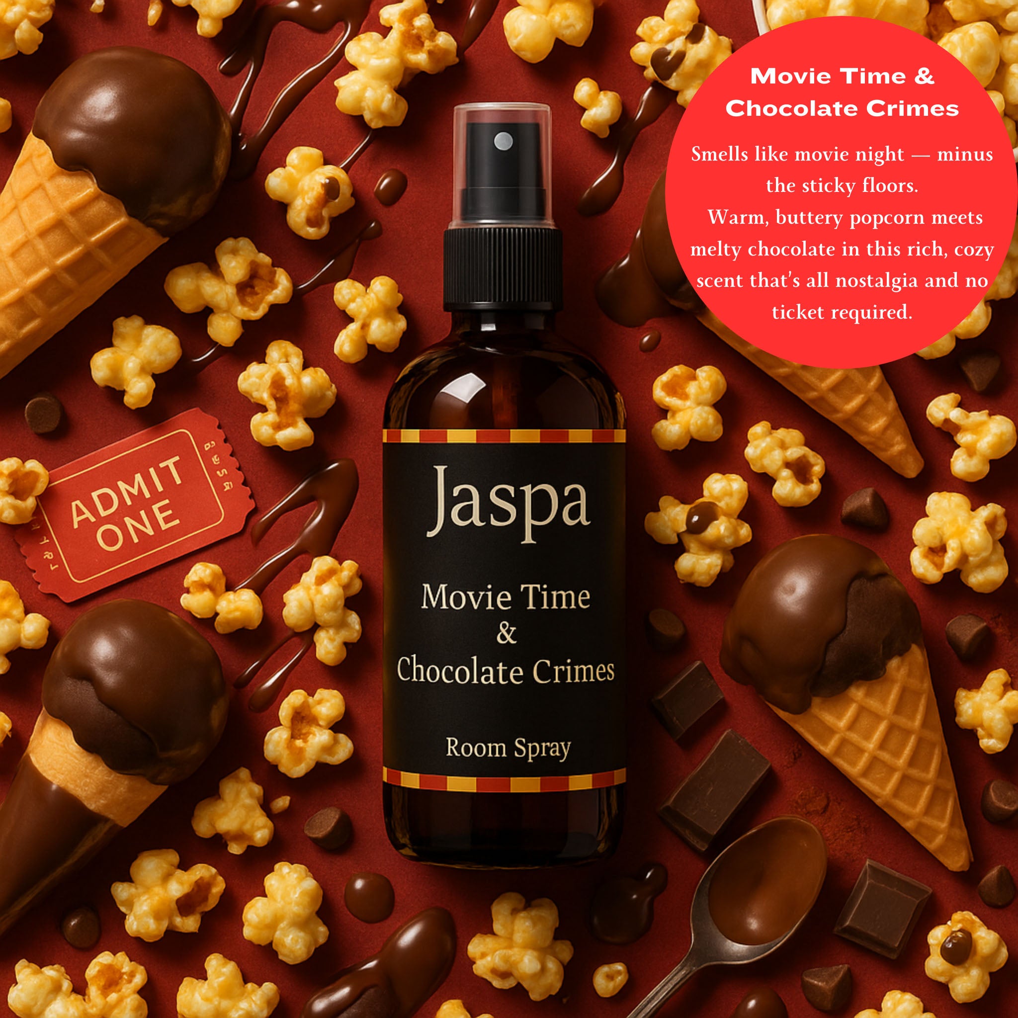 Movie Time & Chocolate Crimes - Jaspa Air Freshener (100ml)