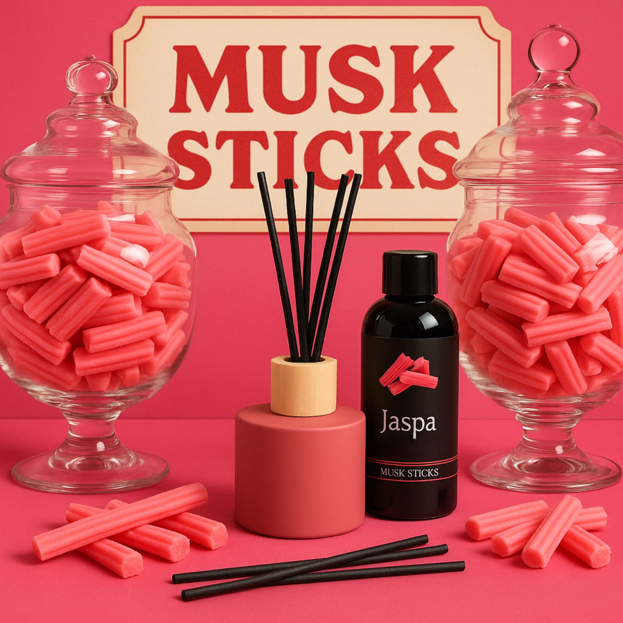 Musk Sticks Reed Diffuser Set