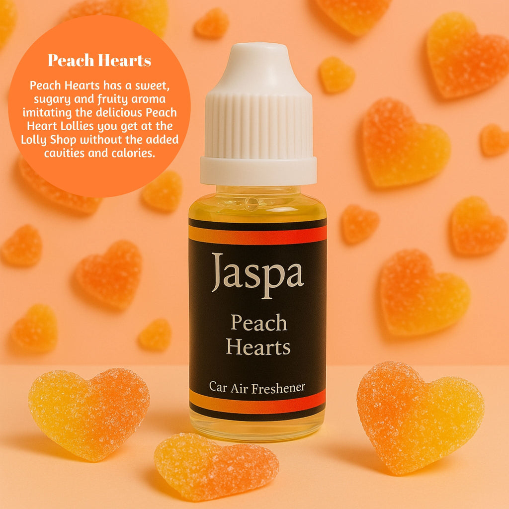 Peach Hearts Car Diffuser with Refill