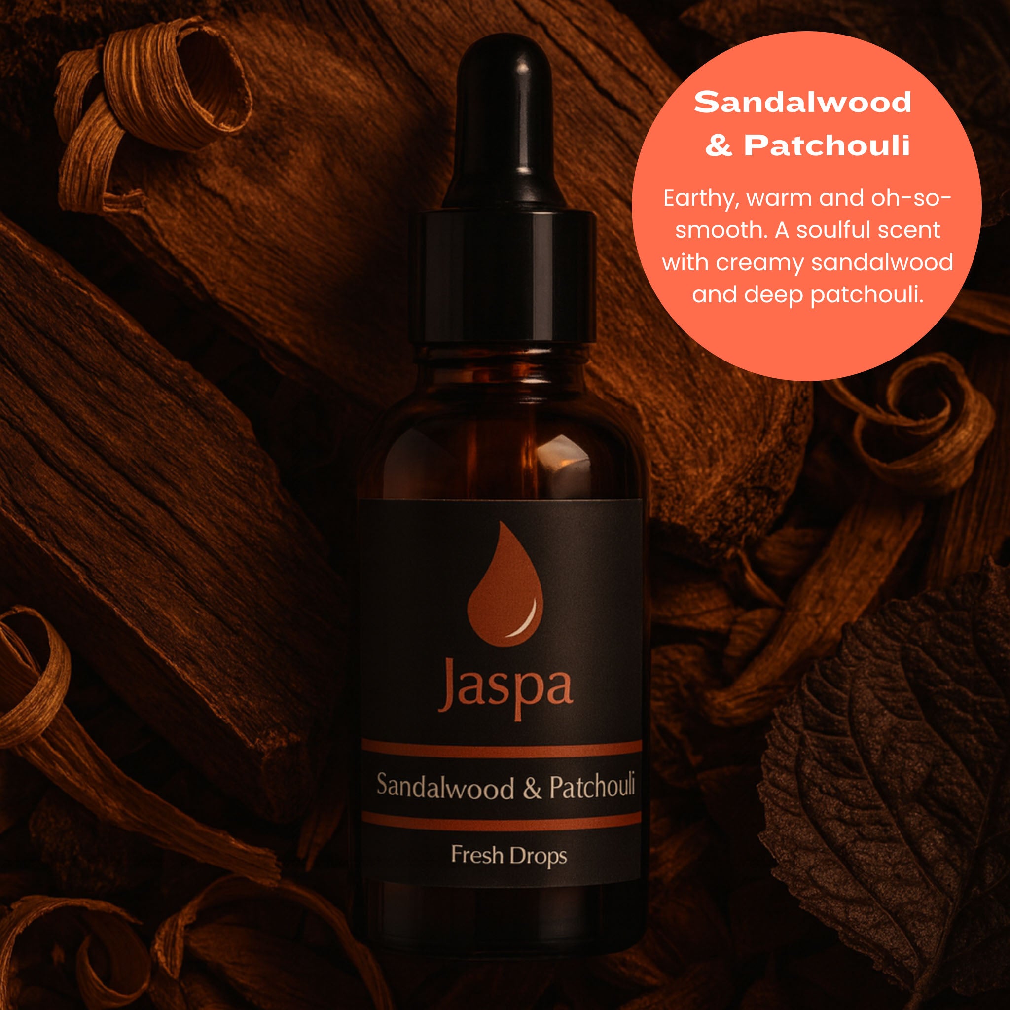 Sandalwood & Patchouli Diffuser Oil 30ml