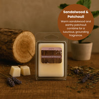 Sandalwood & Patchouli Wax Melts