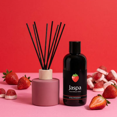Strawberry Reed Diffuser Set – Candy Pink vessel